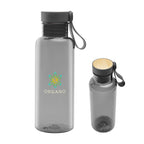 Cade Bottle with Bamboo Lid and Carry Handle, 20 oz - Charcoal - Colorbrite