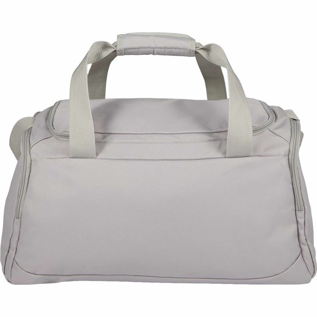 Cadence Duffel Bag with Shoe Compartment, 19.5 Inches Embroidery - Gray - Back