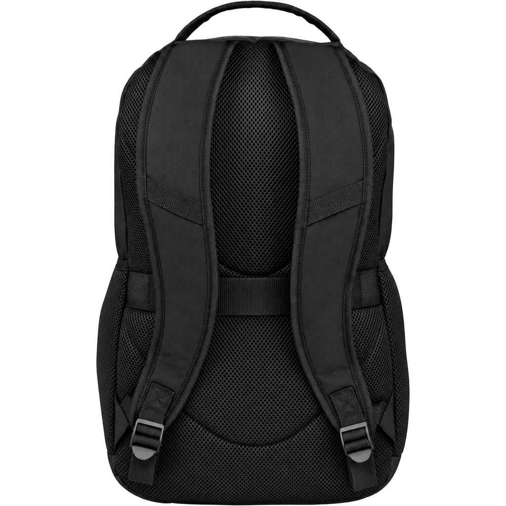Cadence Laptop Backpack in Recycled Polyester, 15 Inch Transfer - Black - Back
