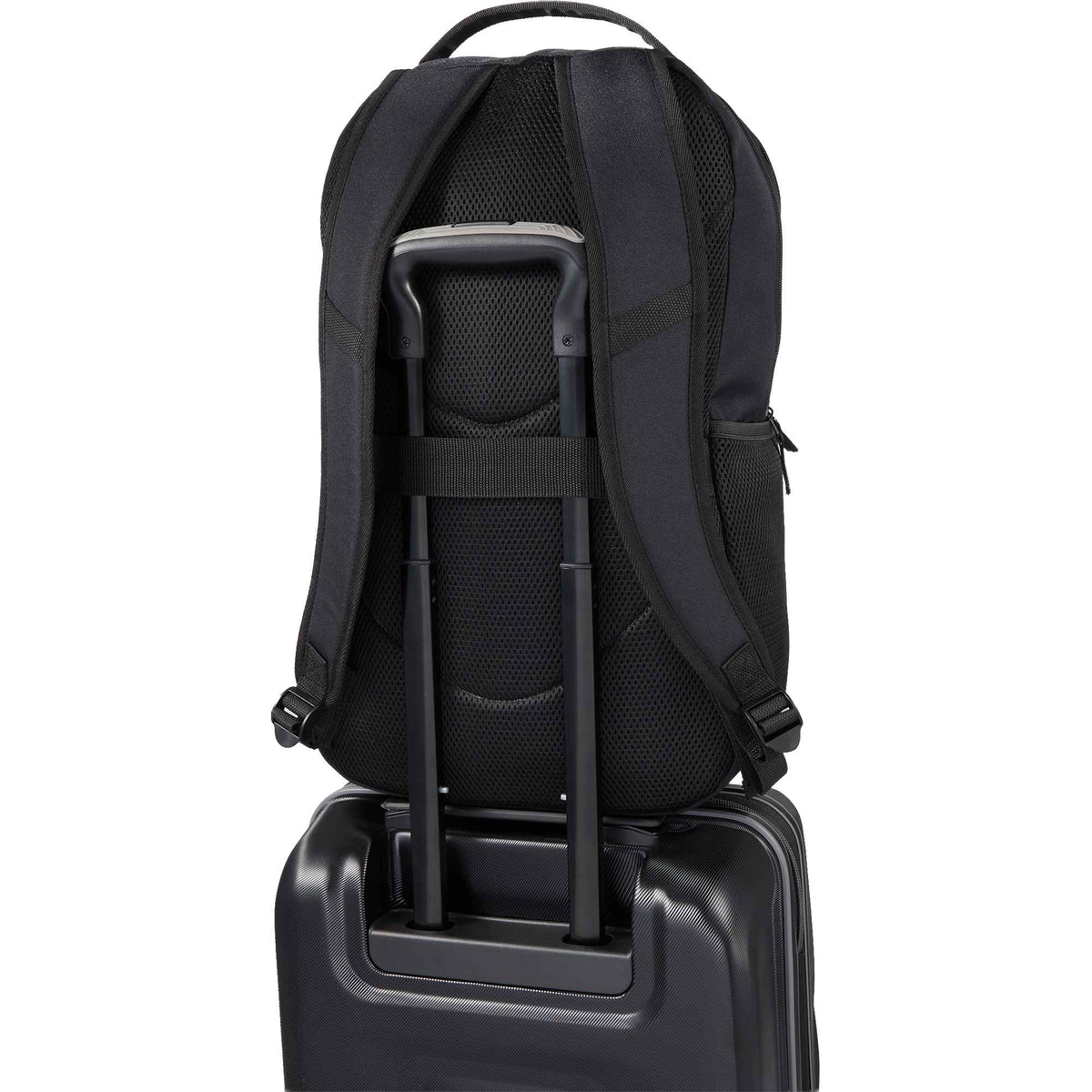 Cadence Laptop Backpack in Recycled Polyester, 15 Inch Transfer - Black - Detail 4