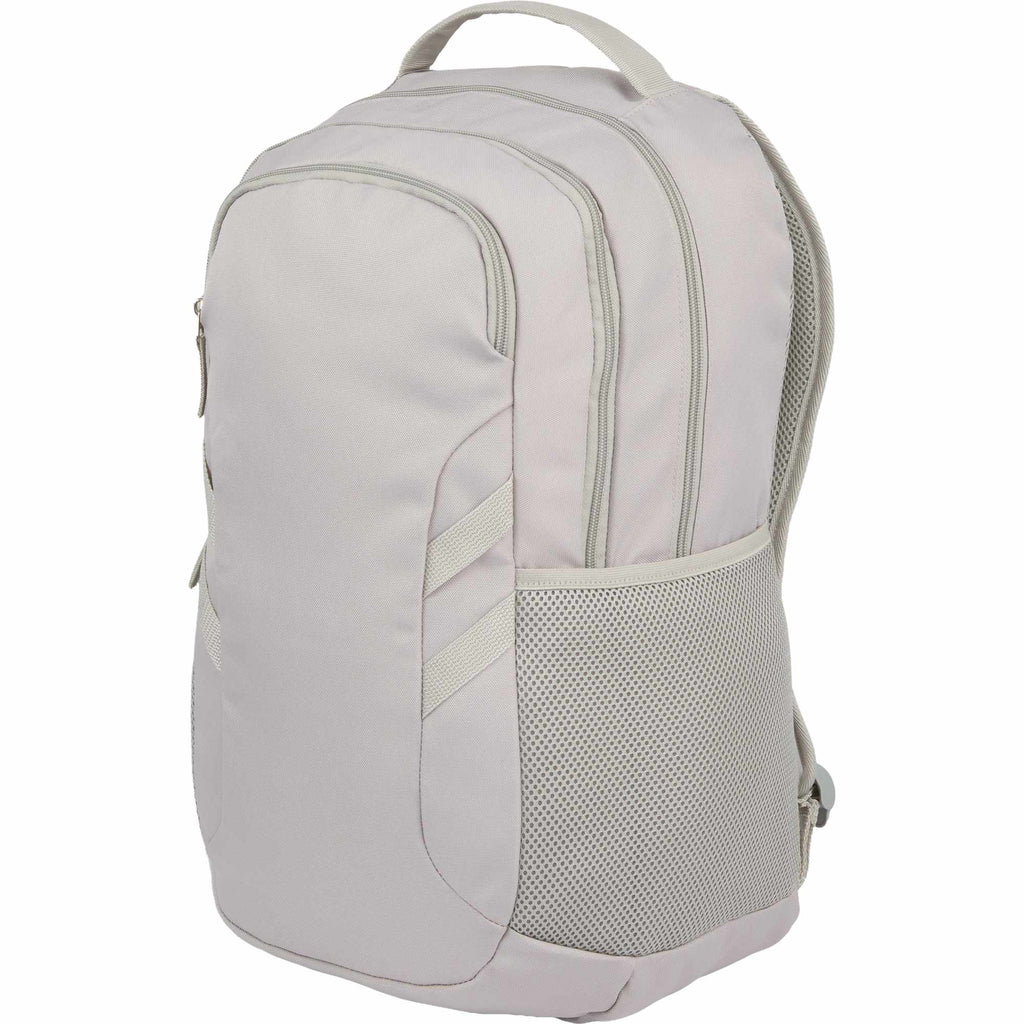 Cadence Laptop Backpack in Recycled Polyester, 15 Inch Transfer - Gray - Left Angle