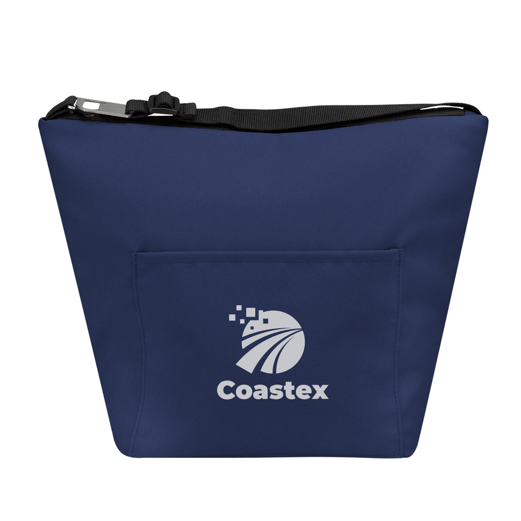 Cady Cooler Tote Bag for Six Bottles - Navy - Silk Screen