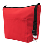 Cady Cooler Tote Bag for Six Bottles - Red - Angle