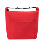 Cady Cooler Tote Bag for Six Bottles - Red - Strap