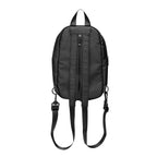 Caleb Convertible Backpack and Sling Bag in Recycled PET Embroidery - Black - Backpack