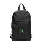 Caleb Convertible Backpack and Sling Bag in Recycled PET Embroidery - Embroidery