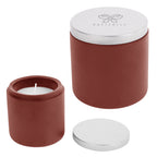 Cali Candle in Clay Cement Laser Engraving - Terracota - Laser Engraving