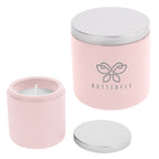 Cali Candle in Clay Cement - Pink - Silk Screen