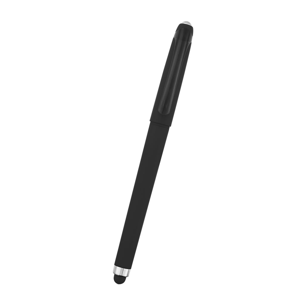 Callahan Gel Stylus Pen in Recycled ABS - Black - Front