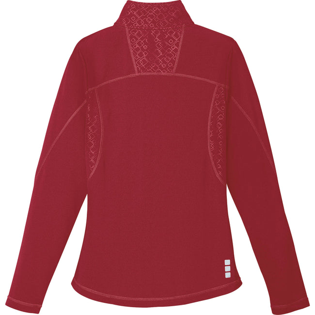 Caltech Knit Quarter Zip for Women Debossing