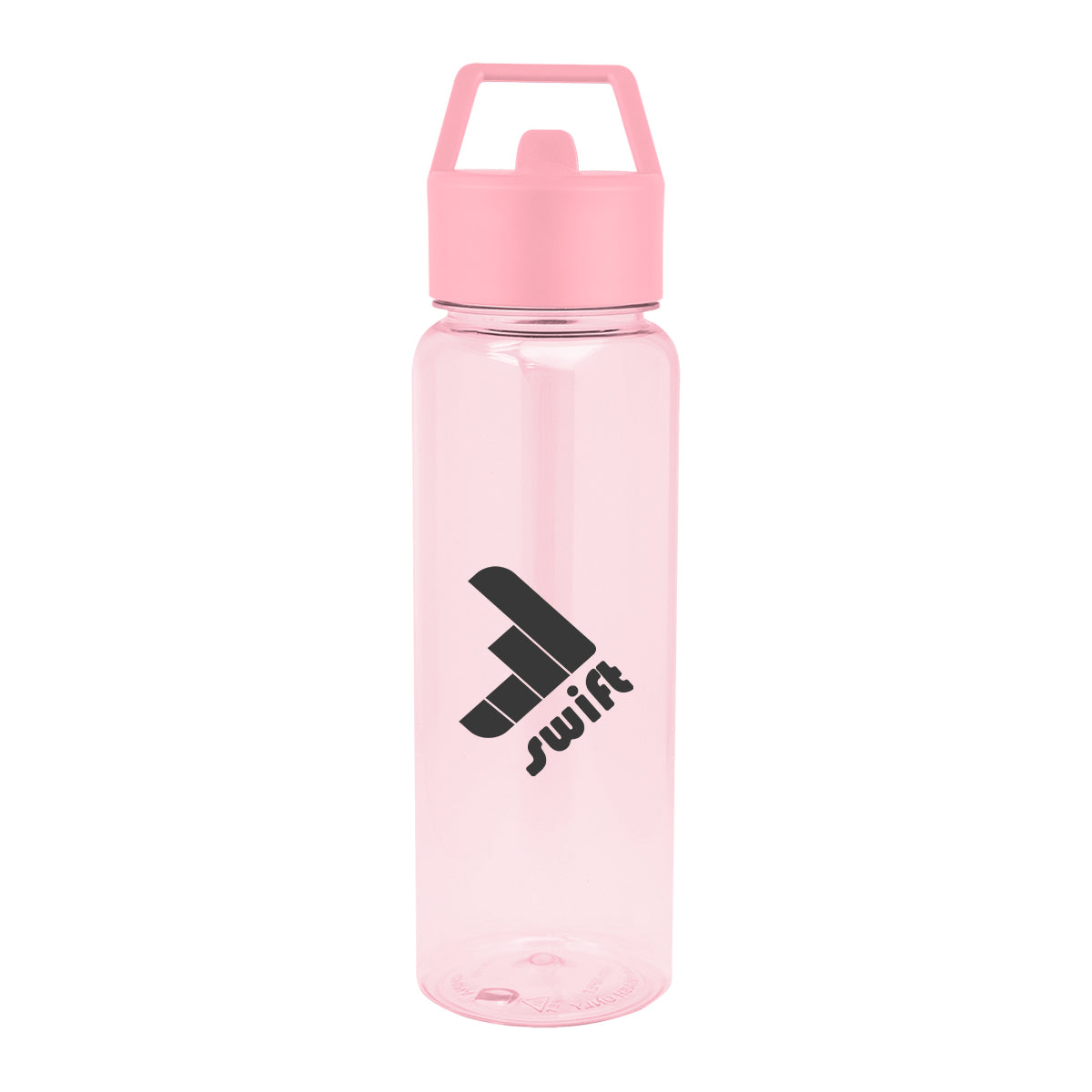 Cambria Bottle in Recycled PET, 32 oz - Pink - Silk Screen