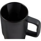 Camden Ceramic Mug with Slide Lid, 13 oz - Black - Detail