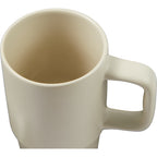 Camden Ceramic Mug with Slide Lid, 13 oz Laser Engraving - Tan - Detail