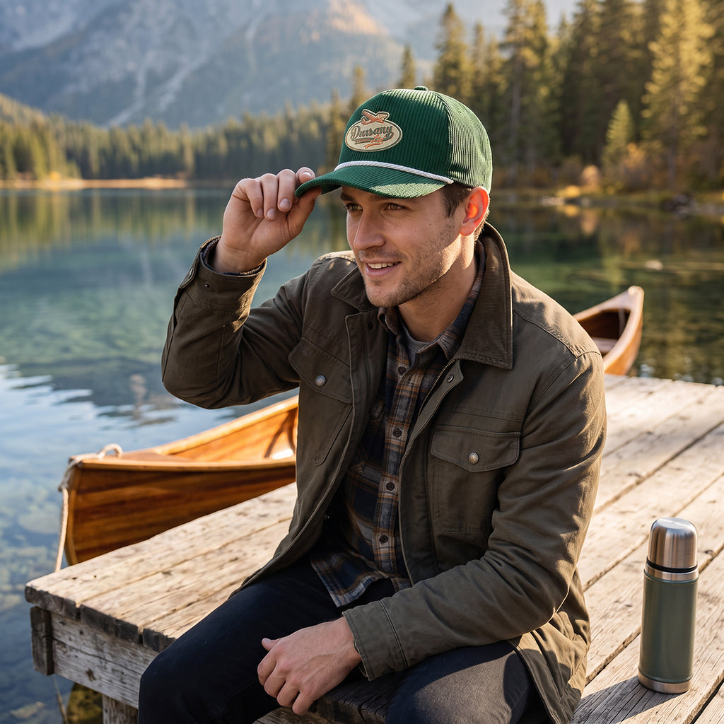 Camden Corduroy Rope Cap in Recycled PET - Lifestyle_Embroidery