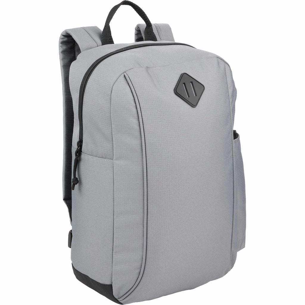 Camden Ripstop Laptop Backpack, 15 Inch Full Color - Gray - Right Angle