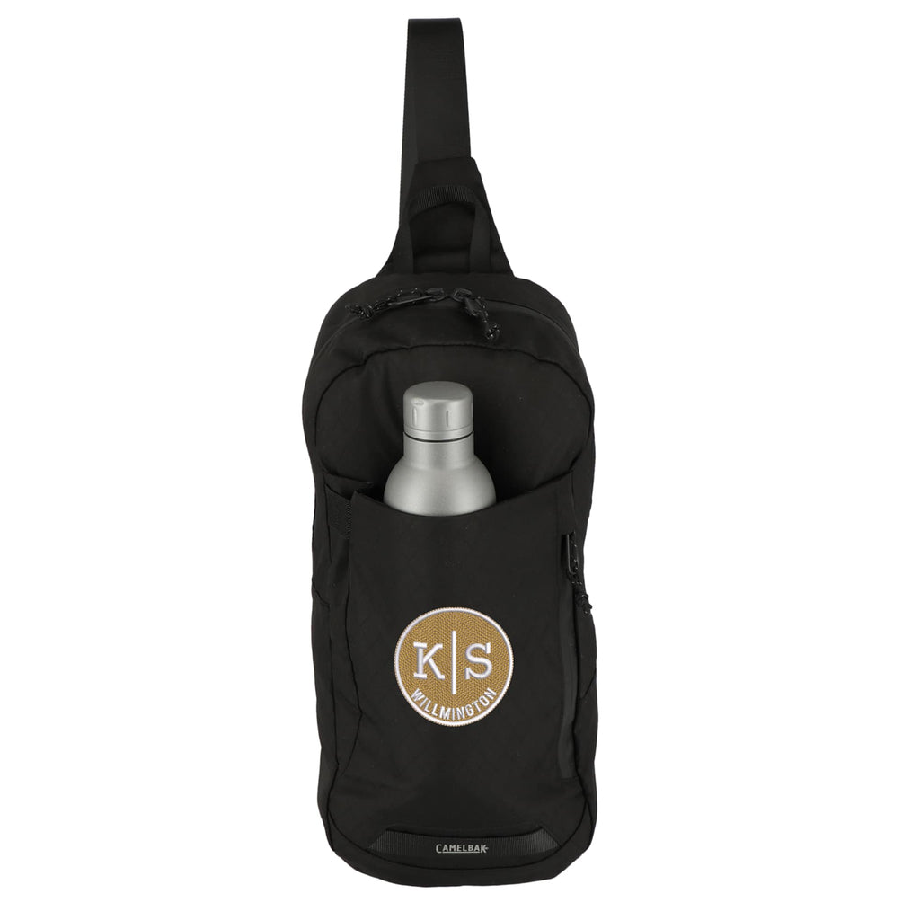 CamelBak Arete Light Sling with Insulated Bottle Pocket Embroidery - Black - Front