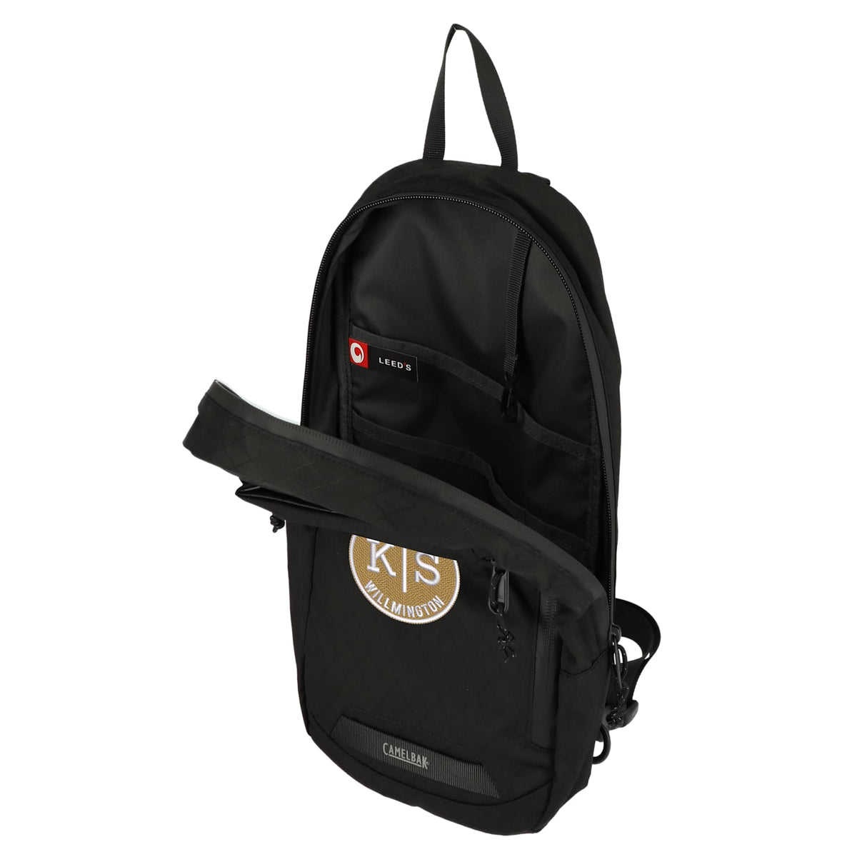 CamelBak Arete Light Sling with Insulated Bottle Pocket Transfer - Black - Top