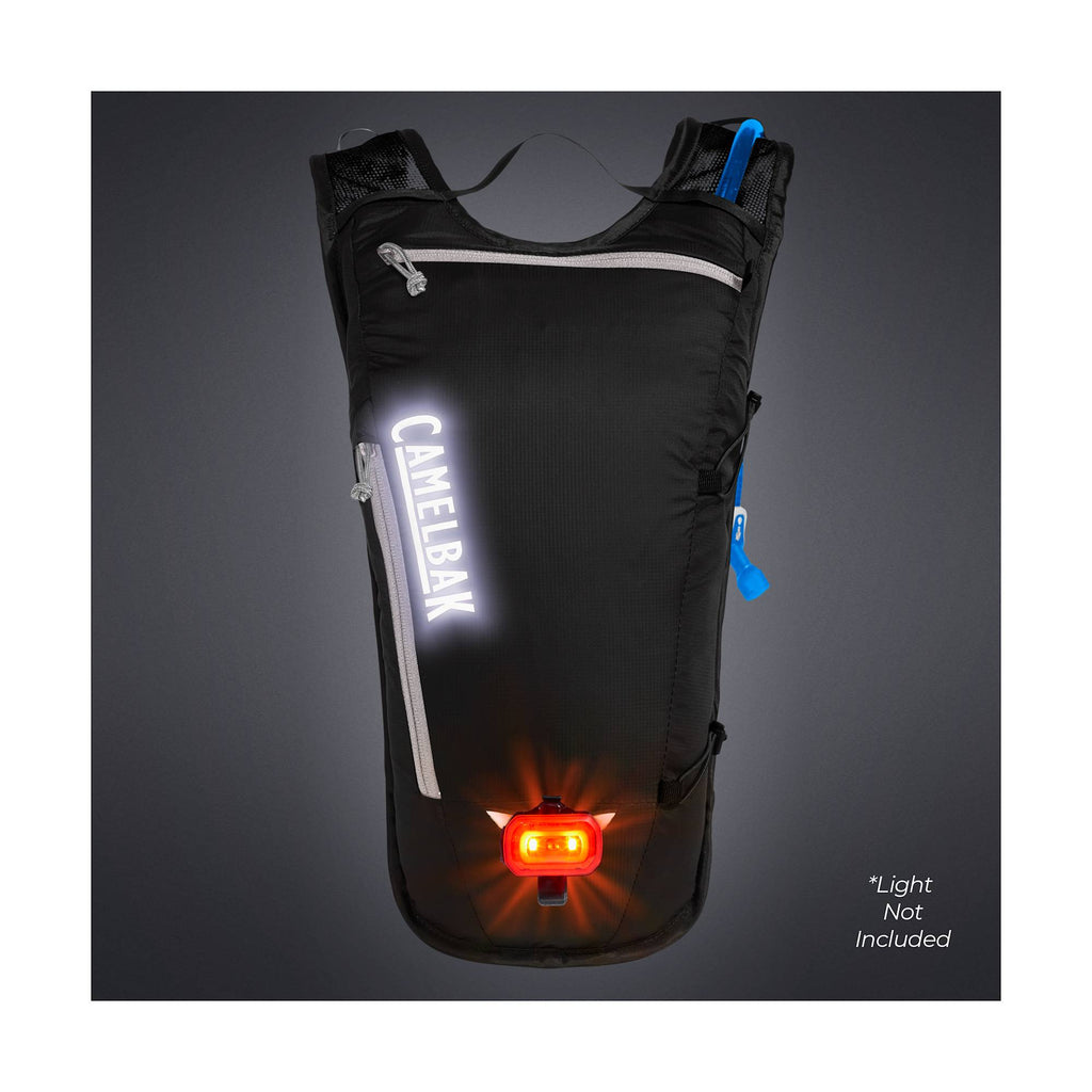 CamelBak Classic Light Hydration Pack, 70 oz Embroidery - Black - Front Detail