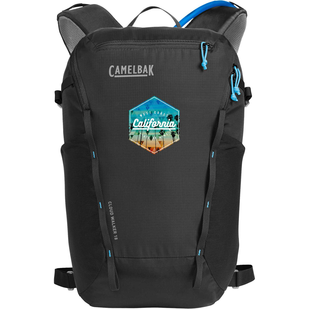 CamelBak Cloud Walker 18 Hiking Hydration Pack Embroidery - Black - Front