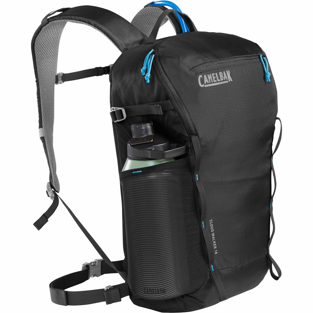 CamelBak Cloud Walker 18 Hiking Hydration Pack Embroidery - Black - Right Angle 2
