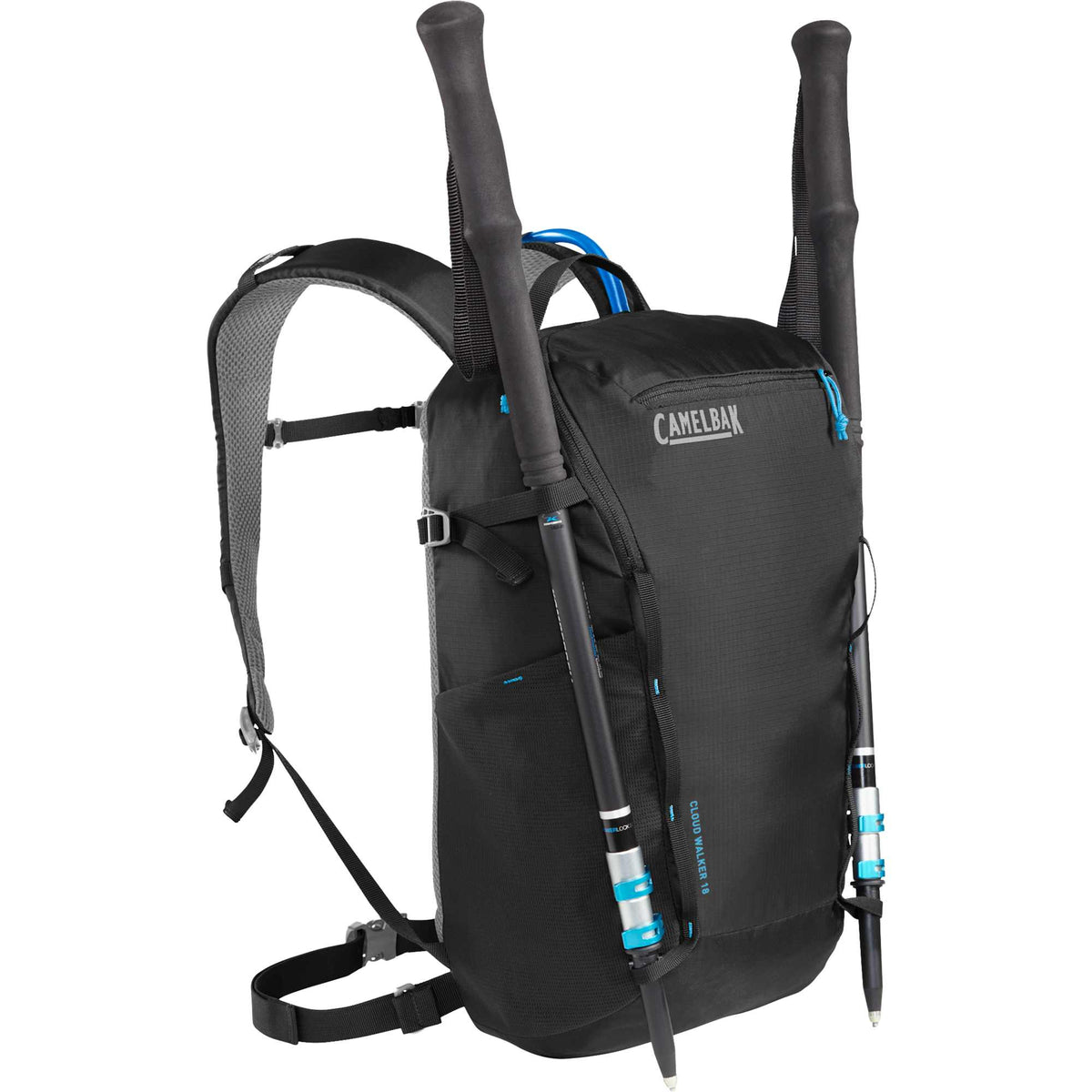 CamelBak Cloud Walker 18 Hiking Hydration Pack Embroidery - Black - Right Angle Detail
