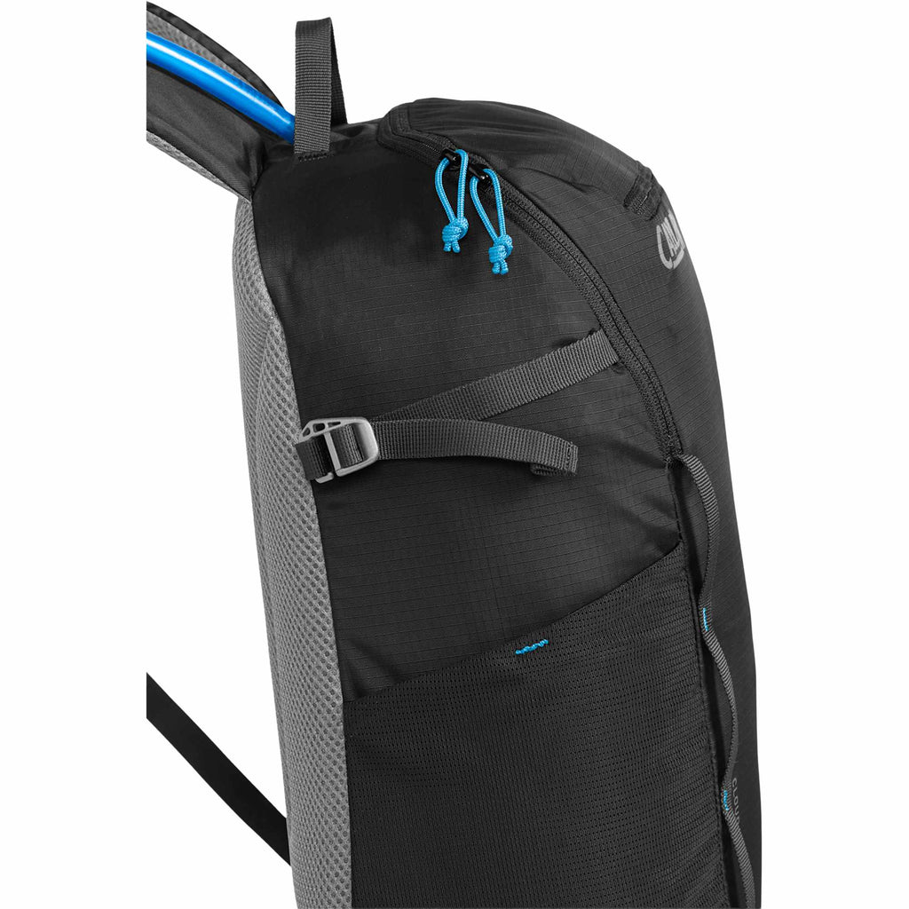 CamelBak Cloud Walker 18 Hiking Hydration Pack Embroidery - Black - Right Side Detail