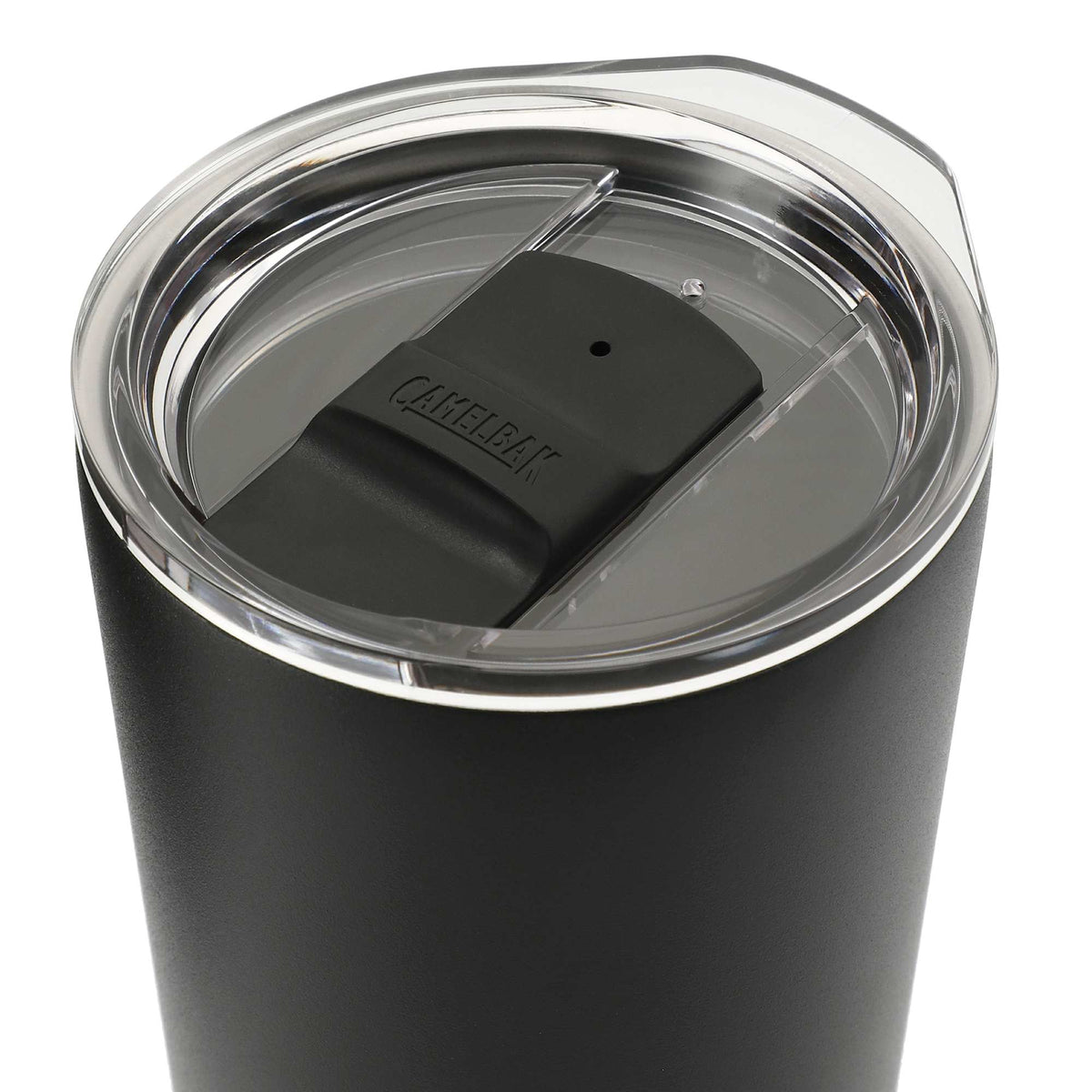 CamelBak Copper Insulated Tumbler, 16 oz Laser Engraving - Black - Top Closed