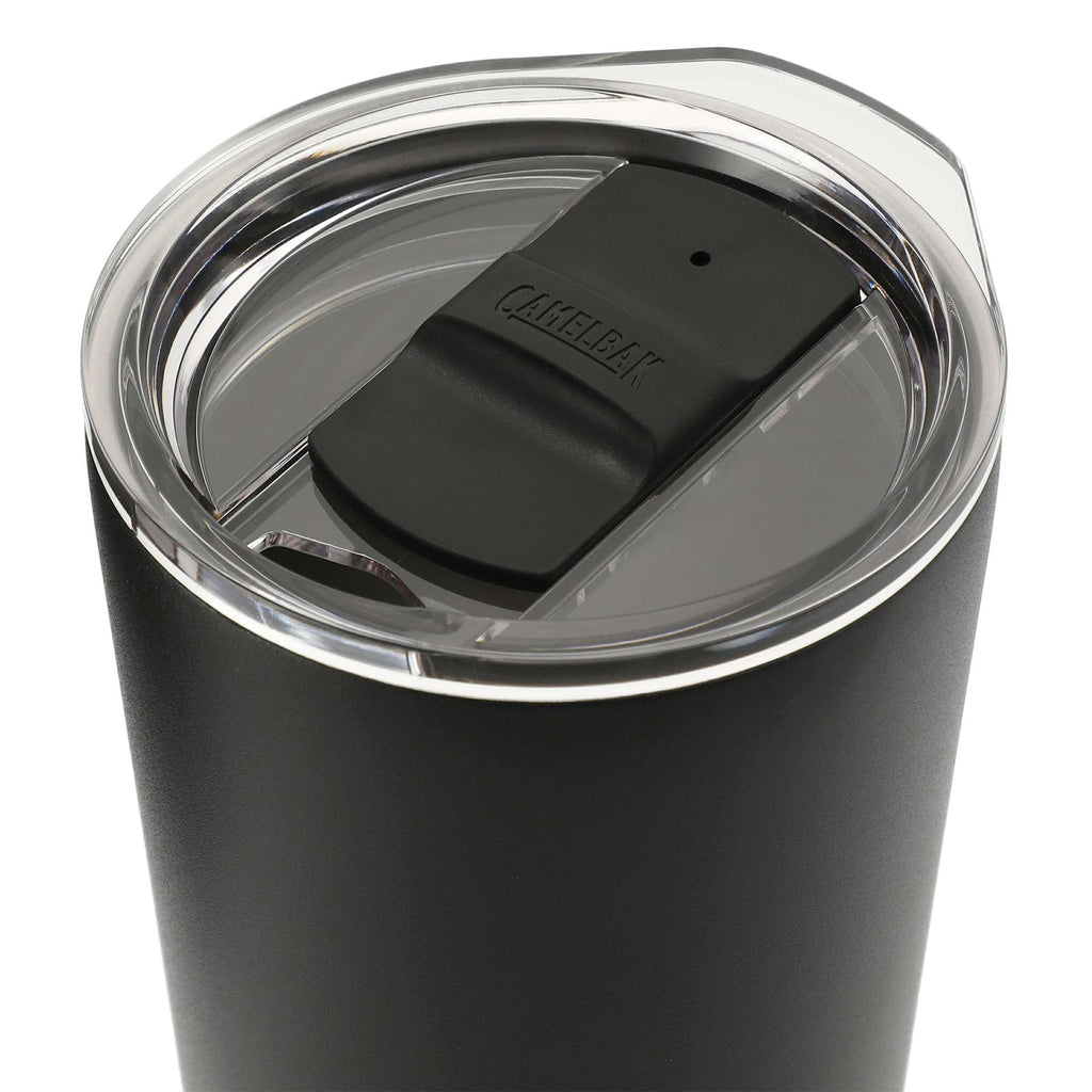 CamelBak Copper Insulated Tumbler, 16 oz Laser Engraving - Black - Top Open
