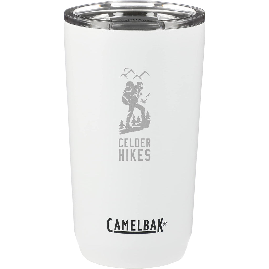 CamelBak Copper Insulated Tumbler, 16 oz Laser Engraving - White - Front