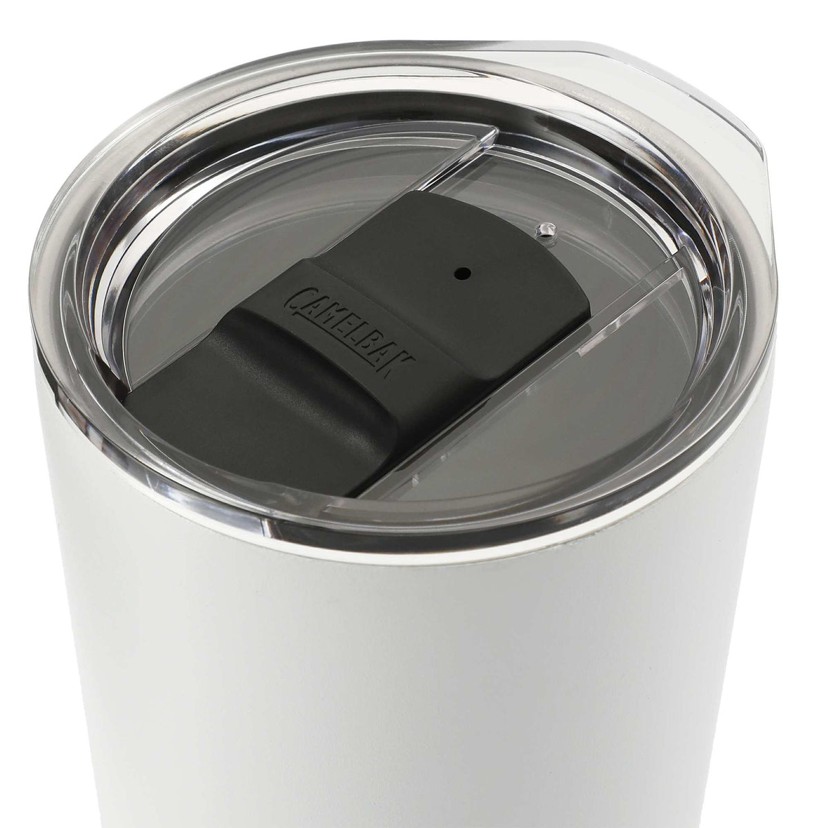 CamelBak Copper Insulated Tumbler, 16 oz Laser Engraving - White - Top Closed