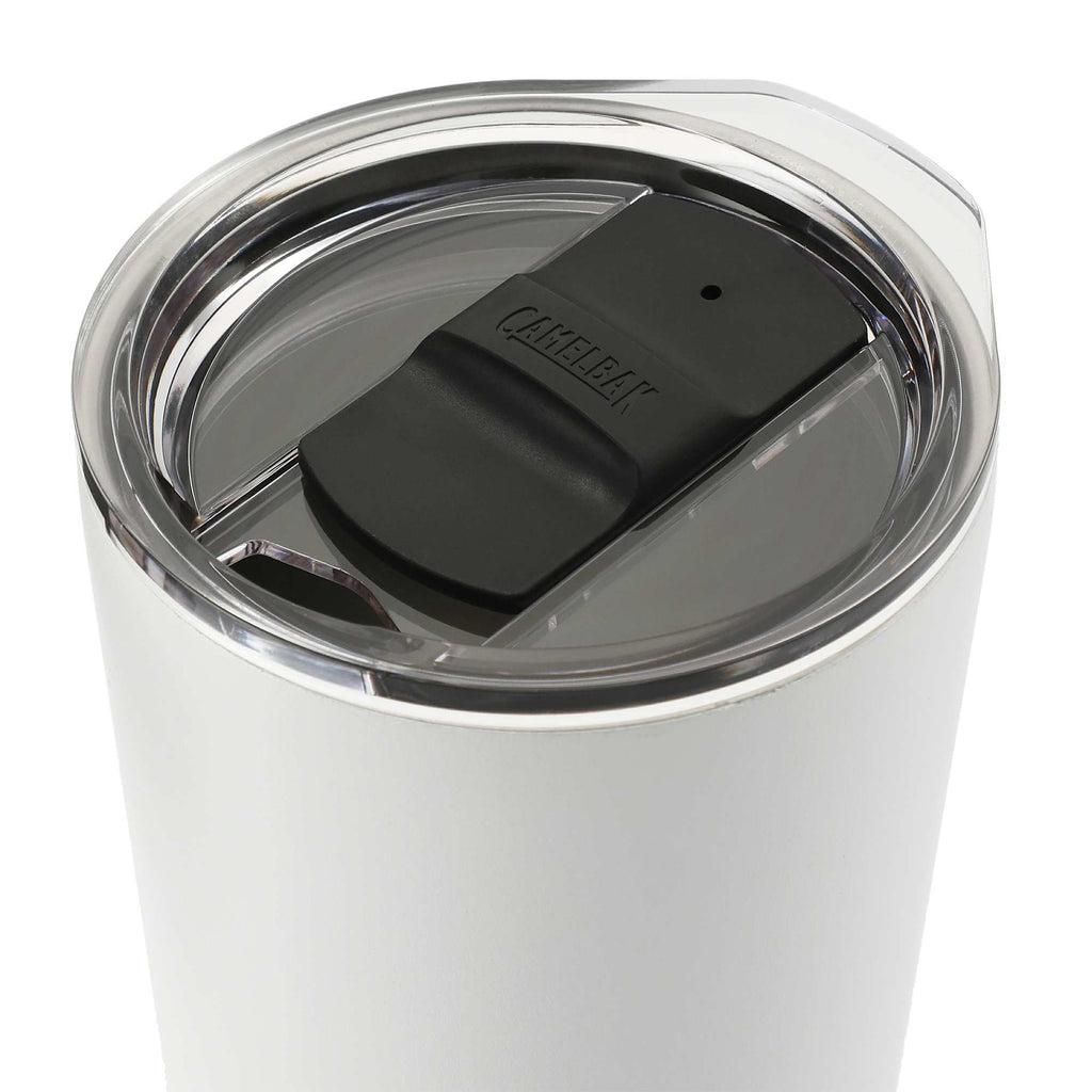 CamelBak Copper Insulated Tumbler, 16 oz Laser Engraving - White - Top Open