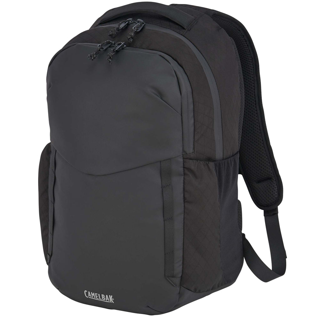 CamelBak Den Laptop Backpack, 15 Inch Embroidery - Black - Left Angle 2