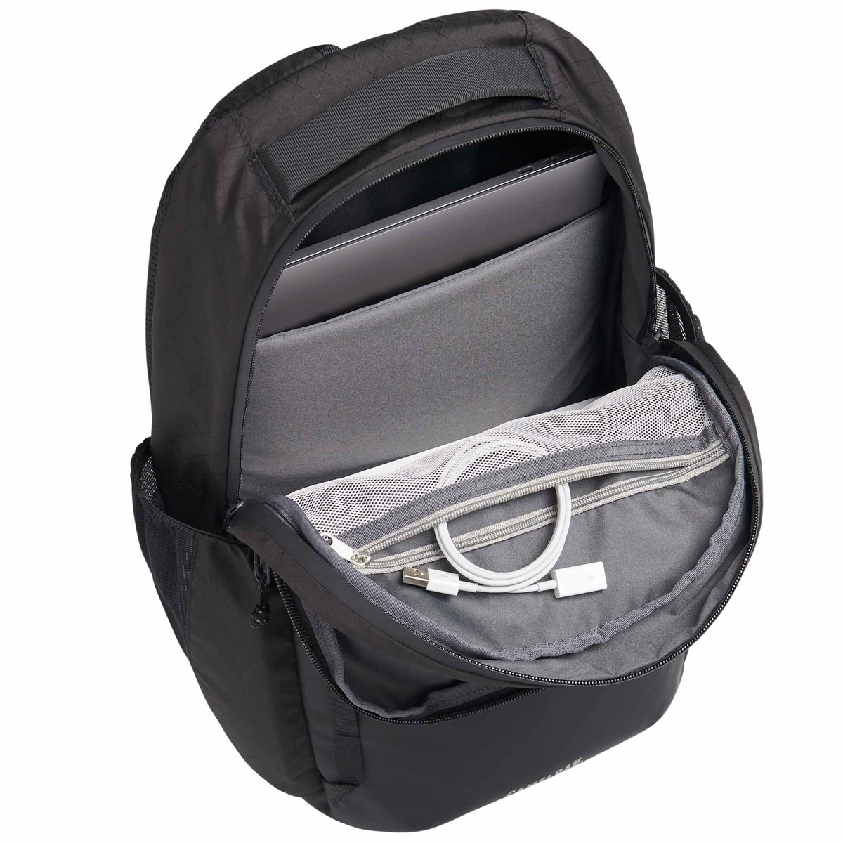 CamelBak Den Laptop Backpack, 15 Inch Embroidery - Black - Right Angle 4