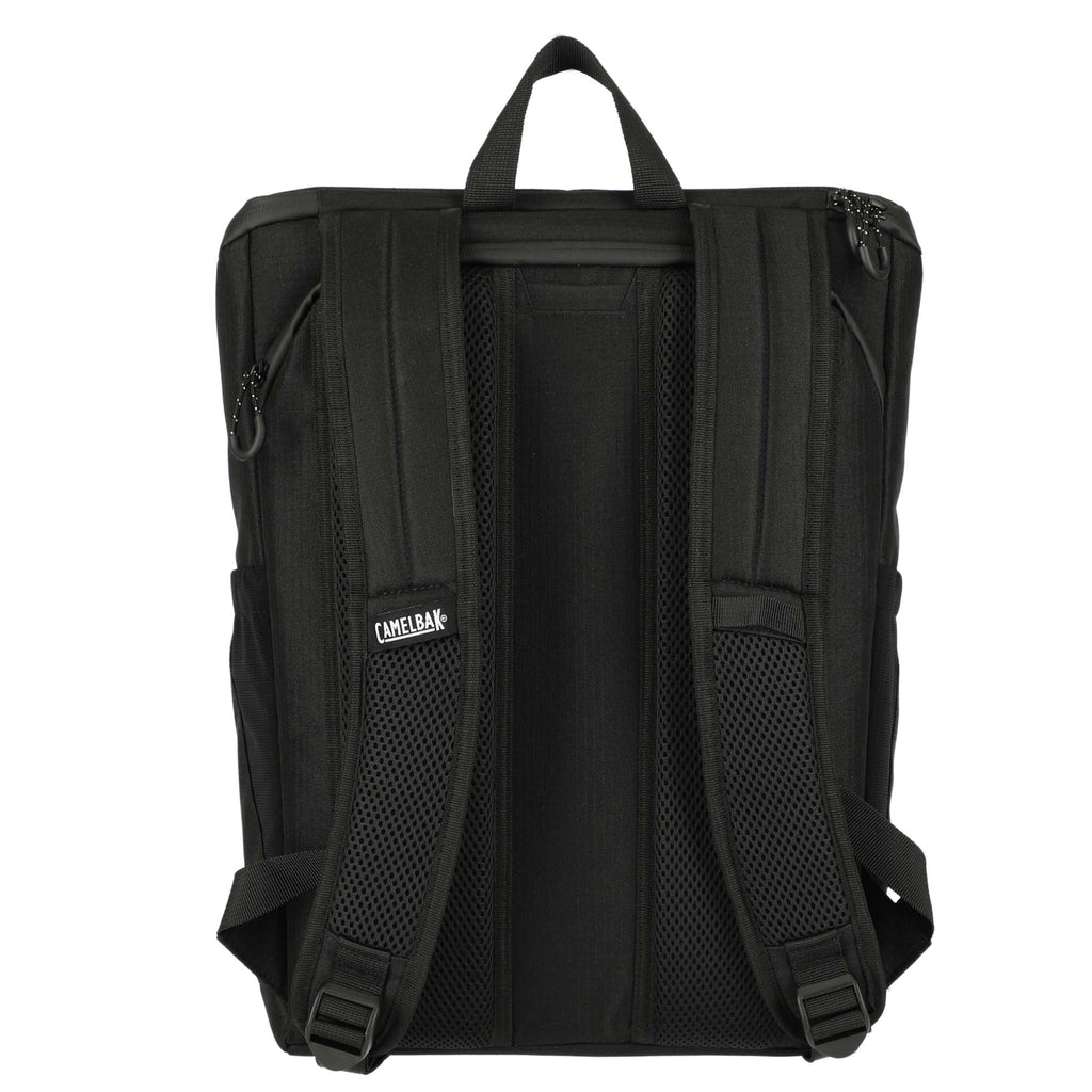 CamelBak Denali Recycled Backpack Cooler for 20 Cans Embroidery - Black - Back