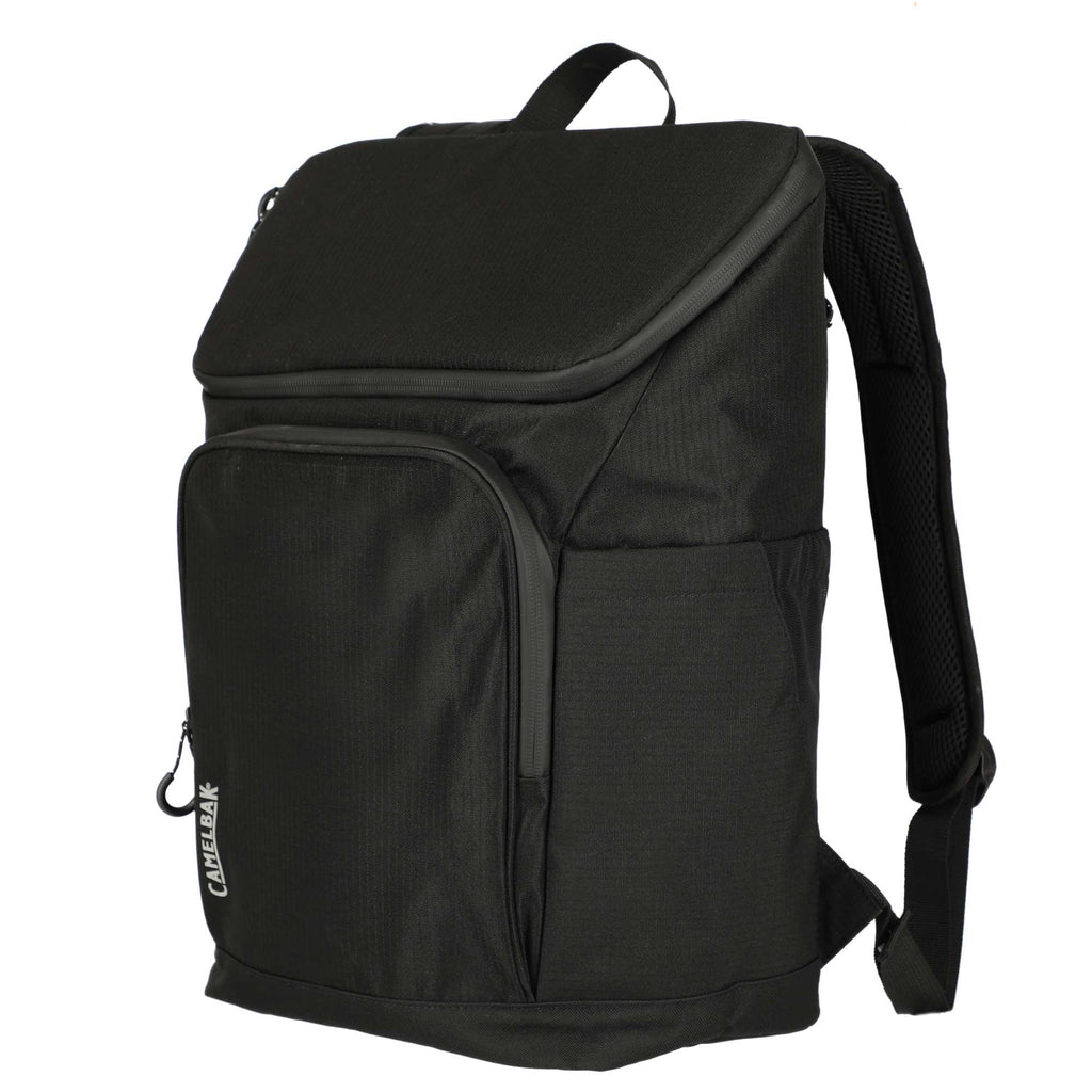 CamelBak Denali Recycled Backpack Cooler for 20 Cans Embroidery - Black - Left Angle