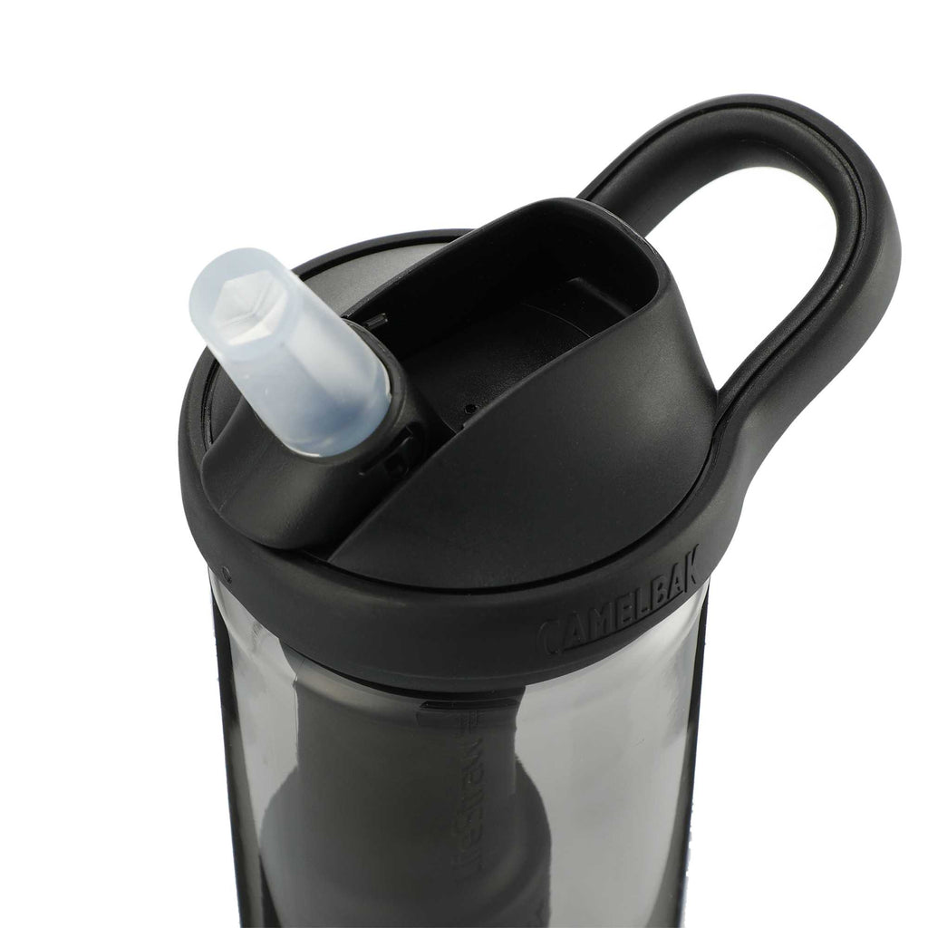 CamelBak Eddy+ Filter Bottle with LifeStraw, 20 oz - Charcoal - Right Angle