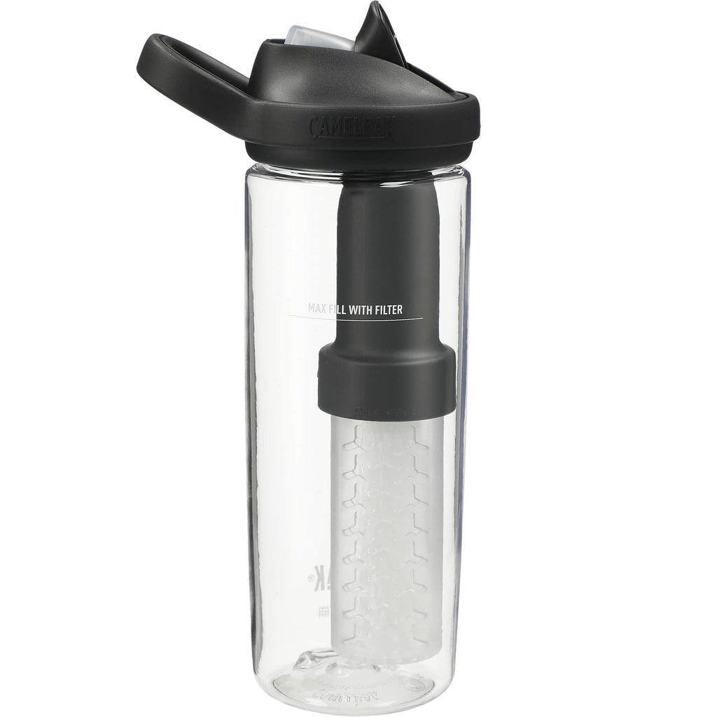 CamelBak Eddy+ Filter Bottle with LifeStraw, 20 oz - Clear - Back