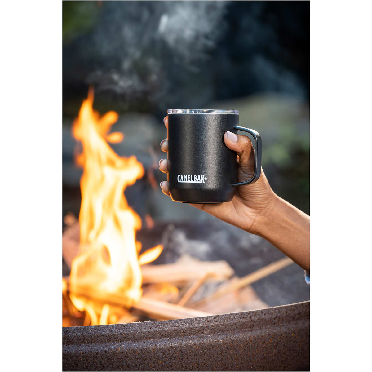 CamelBak Insulated Camp Mug, 12 oz - Black - Front 2