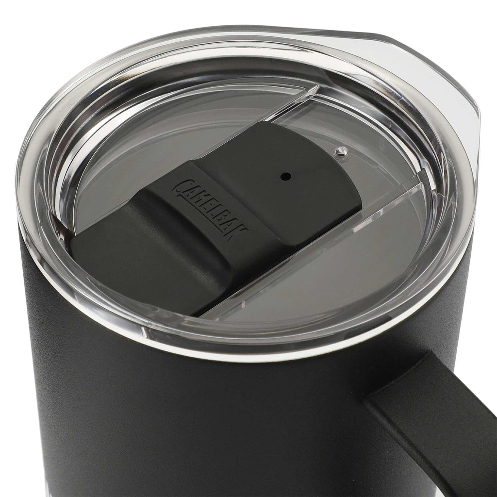 CamelBak Insulated Camp Mug, 12 oz - Black - Top Closed