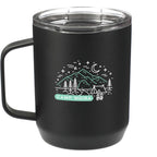 CamelBak Insulated Camp Mug, 12 oz Laser Engraving - Black - Front