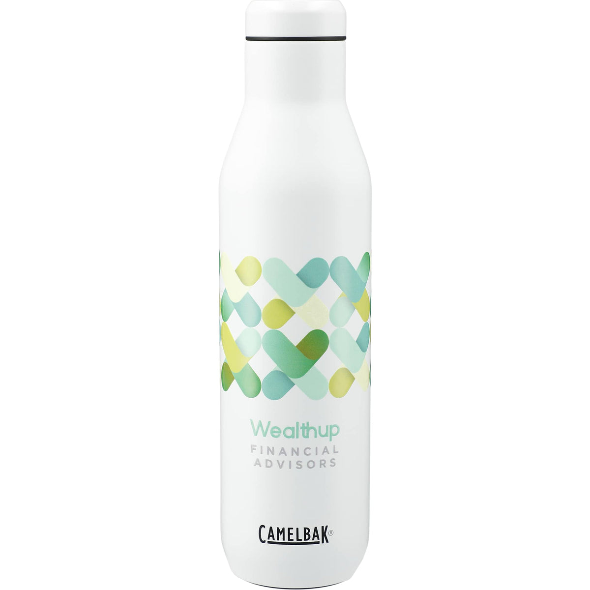 CamelBak Insulated Wine Bottle, 25 oz Full Color - White - Front 2
