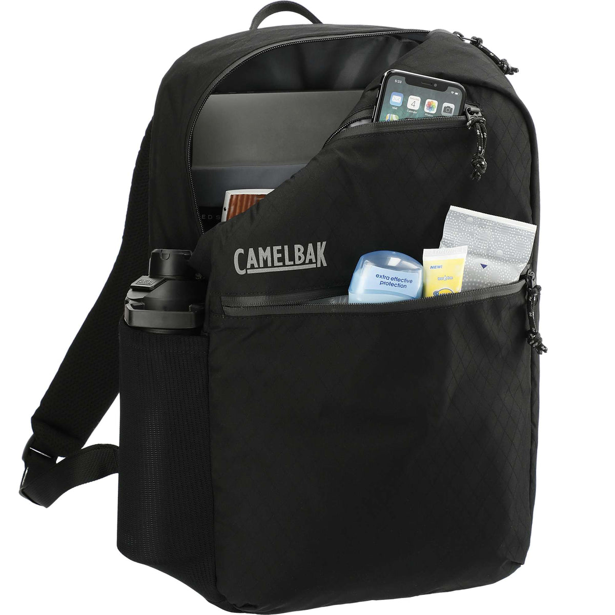 CamelBak LAX Commuter Laptop Backpack, 15 Inch Embroidery - Black - Photo 6
