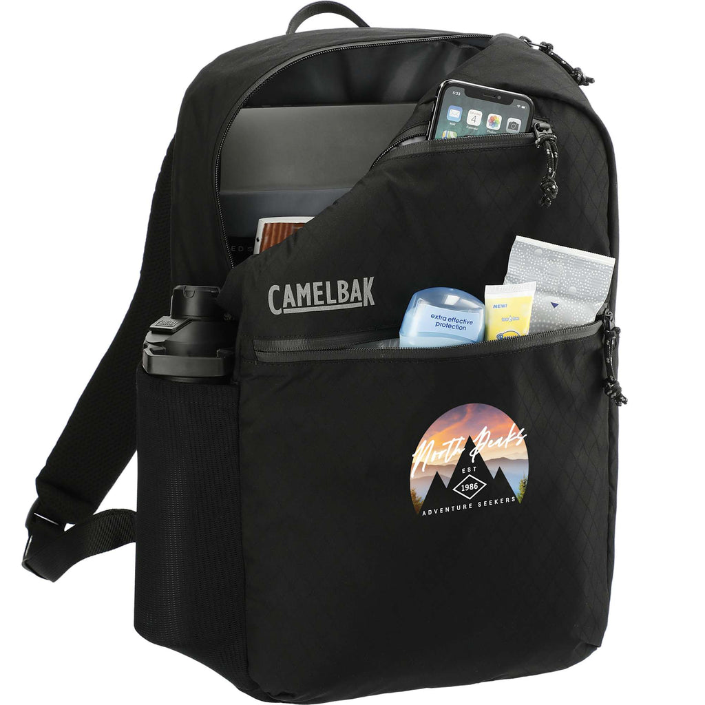CamelBak LAX Commuter Laptop Backpack, 15 Inch Embroidery - Black - Photo