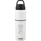 CamelBak MultiBev Bottle with Detachable Cup, 22 oz Full Color - White - Front