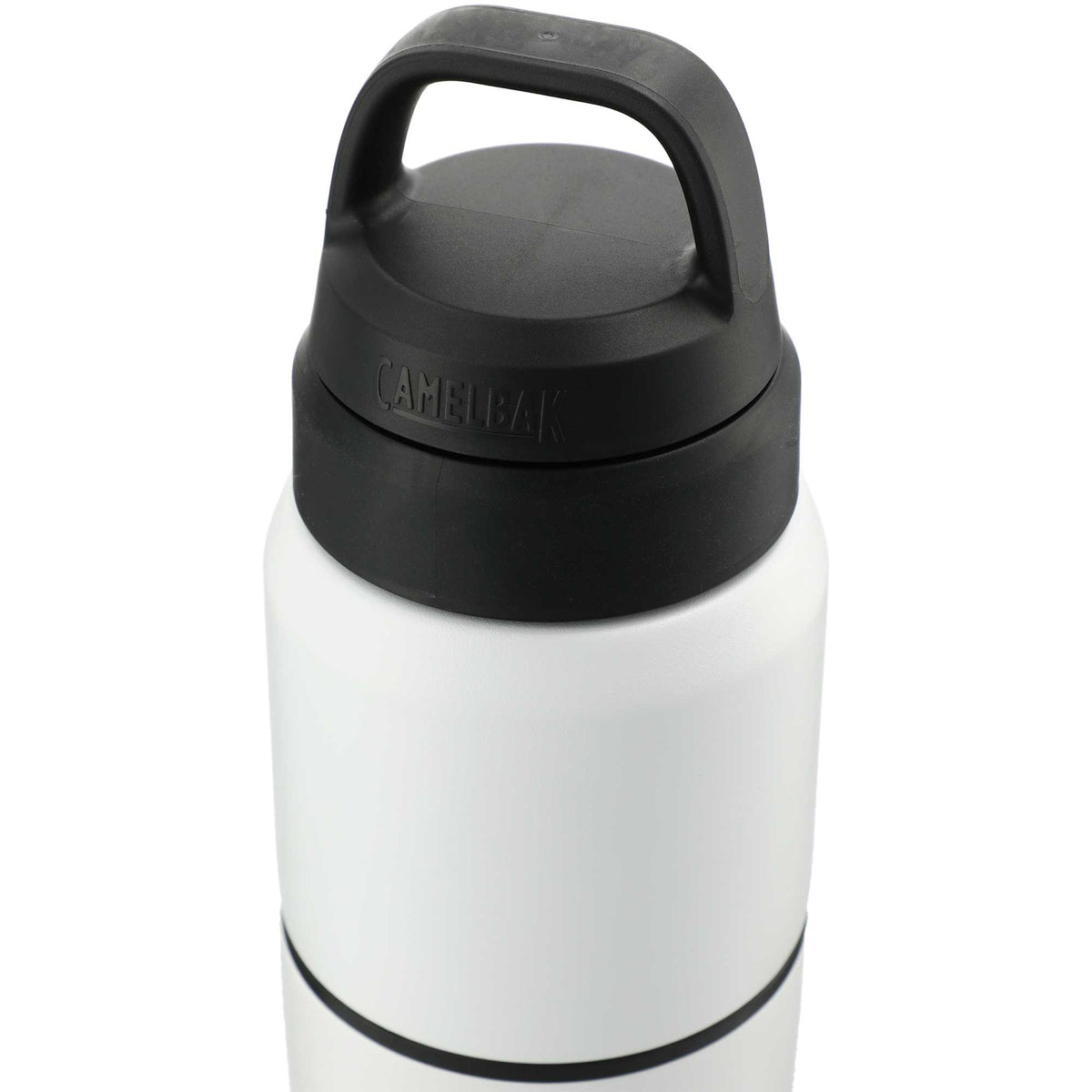 CamelBak MultiBev Bottle with Detachable Cup, 22 oz Full Color - White - Left Angle