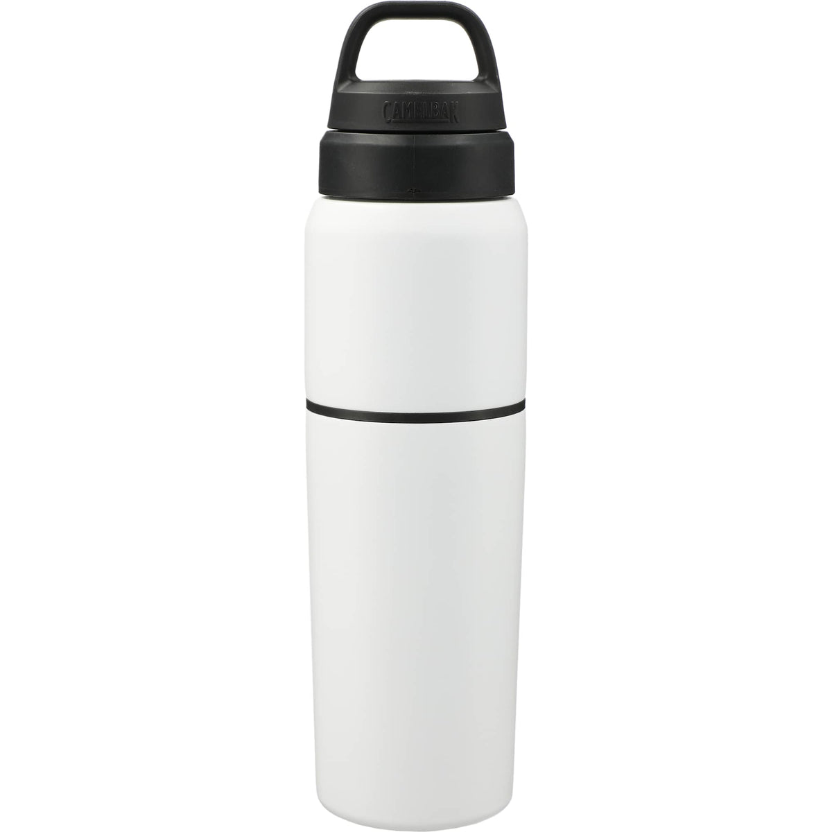 CamelBak MultiBev Bottle with Detachable Cup, 22 oz - White - Back
