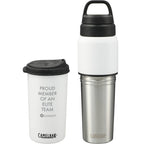 CamelBak MultiBev Bottle with Detachable Cup, 22 oz - White - Front 3
