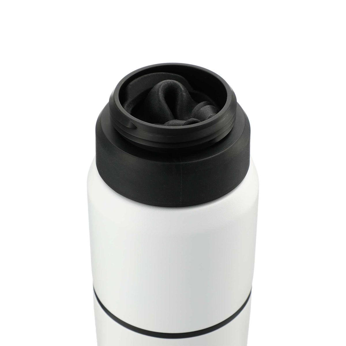 CamelBak MultiBev Bottle with Detachable Cup, 22 oz - White - Left Angle 2