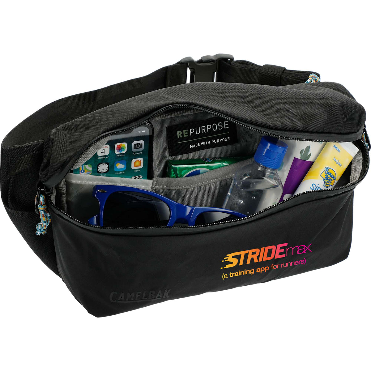 CamelBak Pivot Belt Sling in Recycled Polyester Transfer - Black - Photo 3