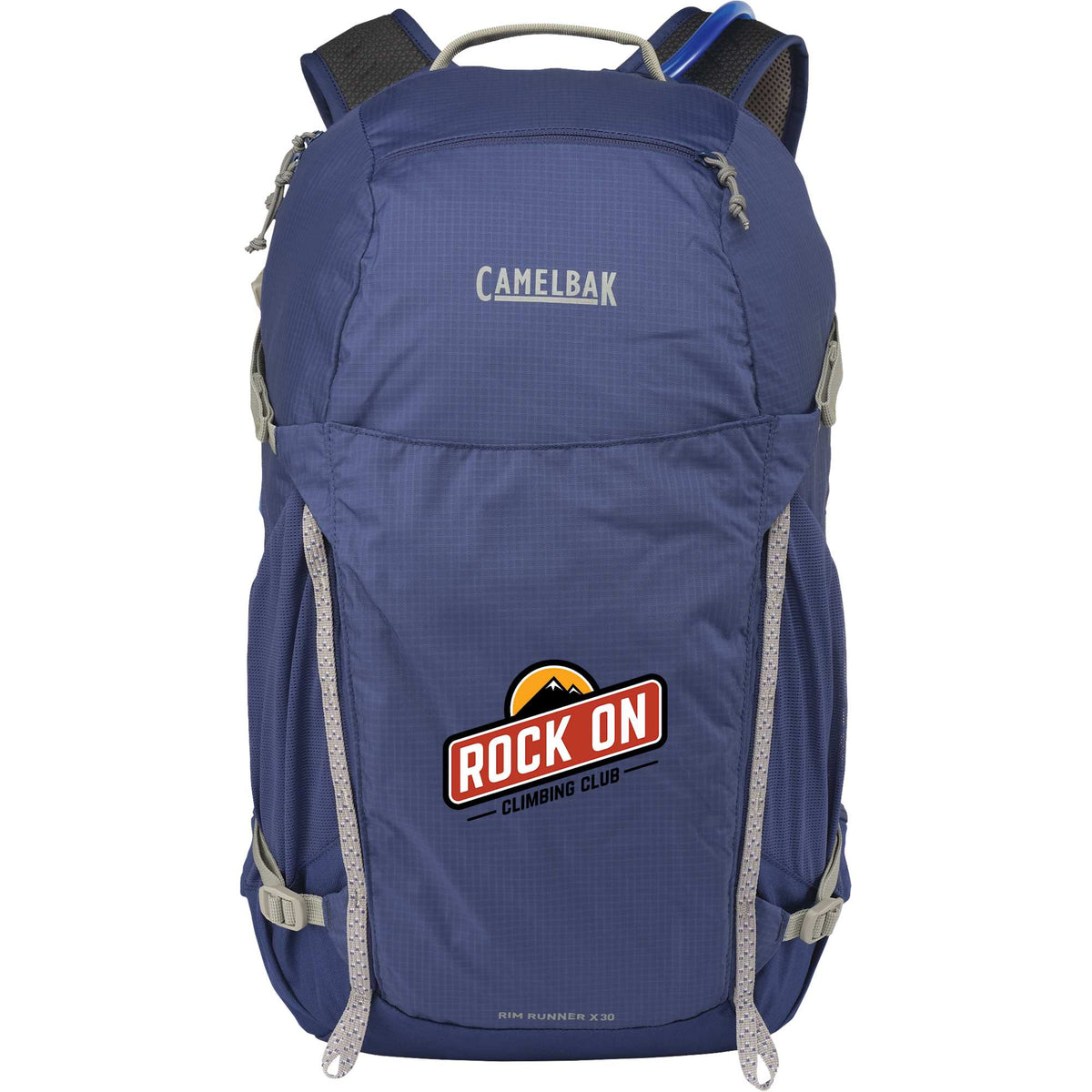 CamelBak Rim Runner X30 Hiking Pack, 70 oz Embroidery - Deep Sea - Front